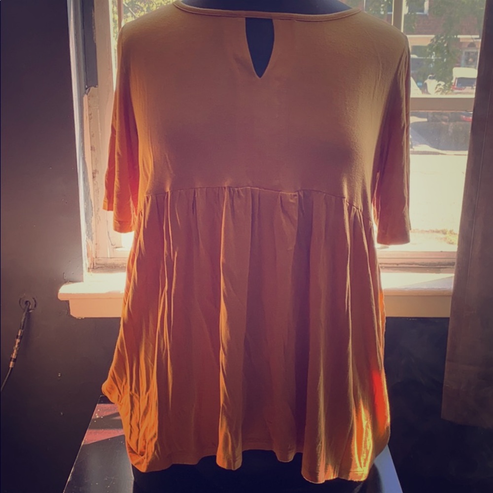 Gold blouse